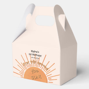 First Trip Around The Sun 1st Birthday Favour Box