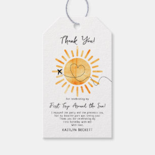 First Trip Around The Sun 1st Birthday Gift Tags