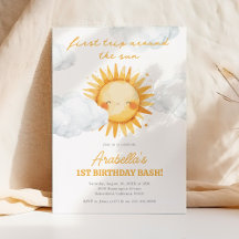 First Trip Around The Sun 1st Birthday
