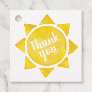 First Trip Around The Sun 1st Birthday Party Favour Tags