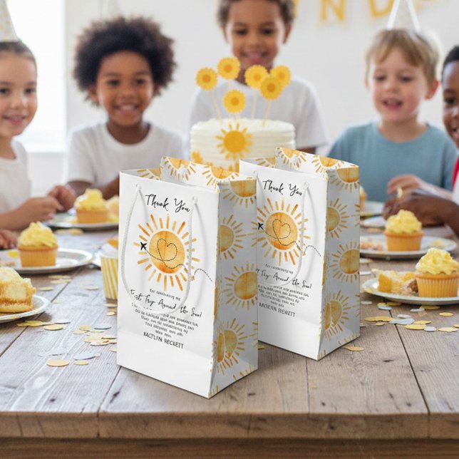 First Trip Around The Sun 1st Birthday Small Gift Bag (Creator Uploaded)