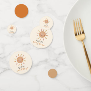 First Trip Around The Sun 1st First Birthday Party Confetti