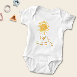 First Trip Around The Sun Baby Bodysuit