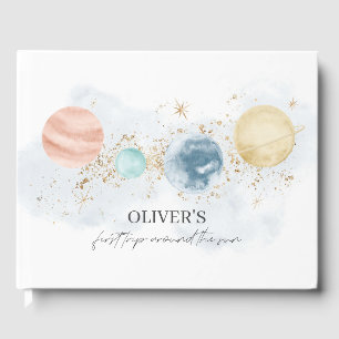First Trip Around The Sun Birthday Guest Book