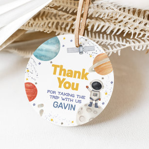 First Trip Around the Sun Birthday Round Favour Tags