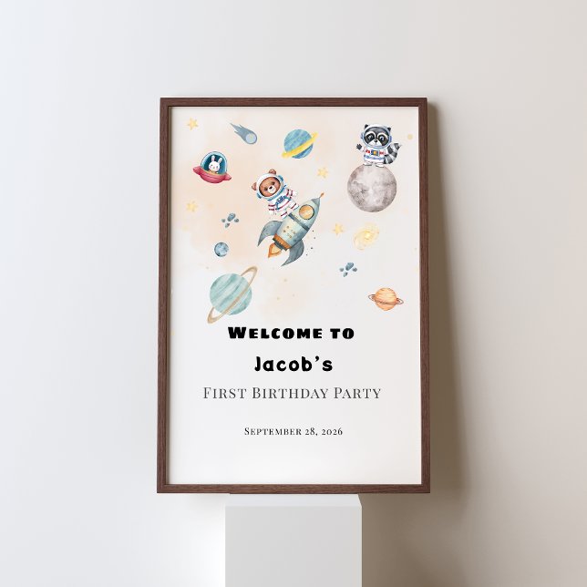 First Trip Around the Sun birthday welcome sign (Creator Uploaded)