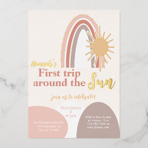 First Trip Around the Sun Boho Birthday