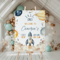 First Trip Around The Sun Boy Birthday Welcome