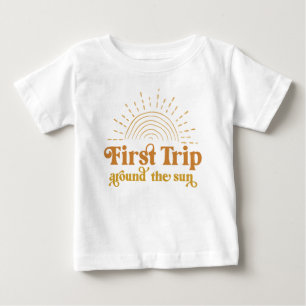 First Trip Around The Sun First Birthday Shirt