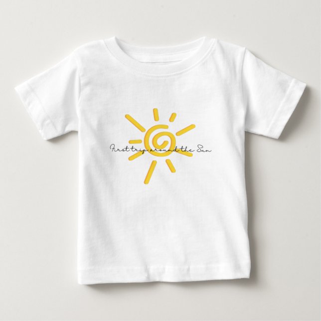 First Trip Around The Sun First Birthday Shirt (Front)