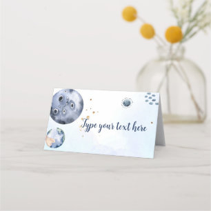 First Trip Around the Sun Folded Place Card