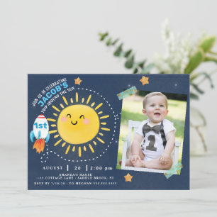 First trip around the sun invitation