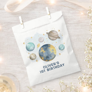 First Trip Around the Sun Planetarium Birthday Boy Favour Bags