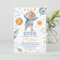 First Trip Around the Sun QR Code 1st Birthday