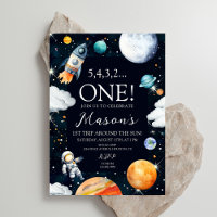First Trip Around The Sun Space Birthday