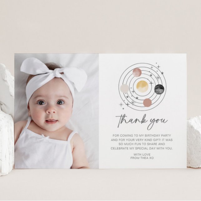 First Trip Around The Sun Thank You  Invitation (Creator Uploaded)