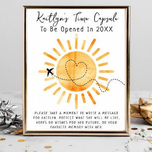 First Trip Around The Sun Time Capsule Game Poster