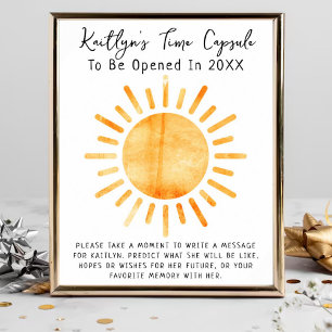 First Trip Around The Sun Time Capsule Game Poster