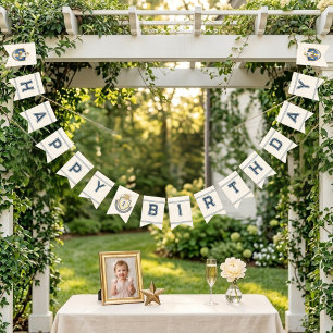 First Trip Around the SunHappy Birthday Bunting