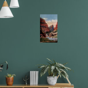 First Tunnel Vintage Railroad Poster