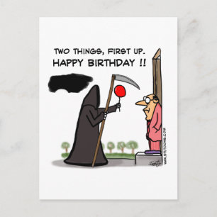 First Up, Happy Birthday !! Postcard