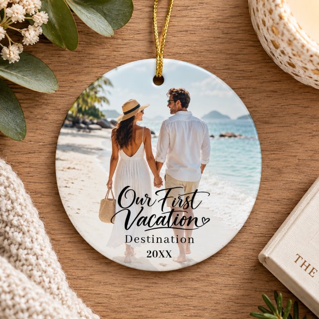 First Vacation Photo Ceramic Tree Decoration (Creator Uploaded)