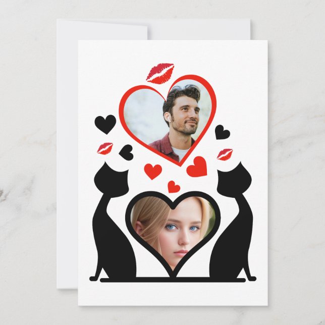 First Valentine's as Mr & Mrs Holiday Card (Front)