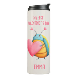 First Valentines Day Cute Bug Mug