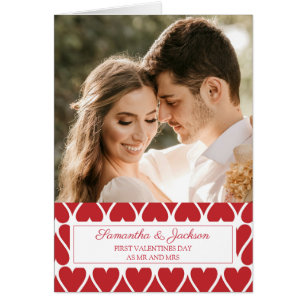 First Valentine's Day Married Photo