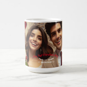 First Valentines's Day Together   Photo  Coffee Mug