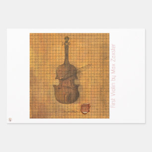 First Violin by Max Zaxster Wrapping Paper Sheets