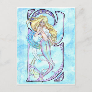 First Wave Mermaid Mini-Print postcard