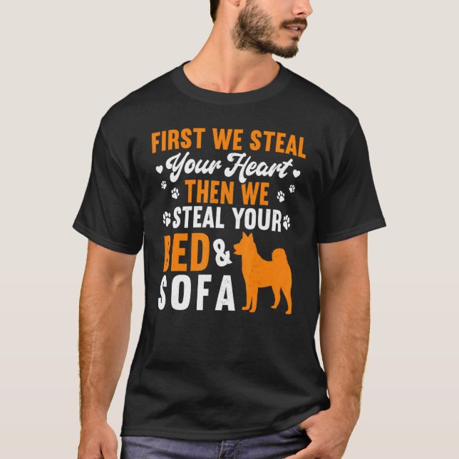 First We Steal Your Heart Then Your Bed American A T-Shirt (Front)