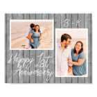 First Wedding Anniversary 2 Photo Collage
