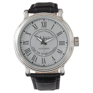 First Wedding Anniversary Husband Gift Watch