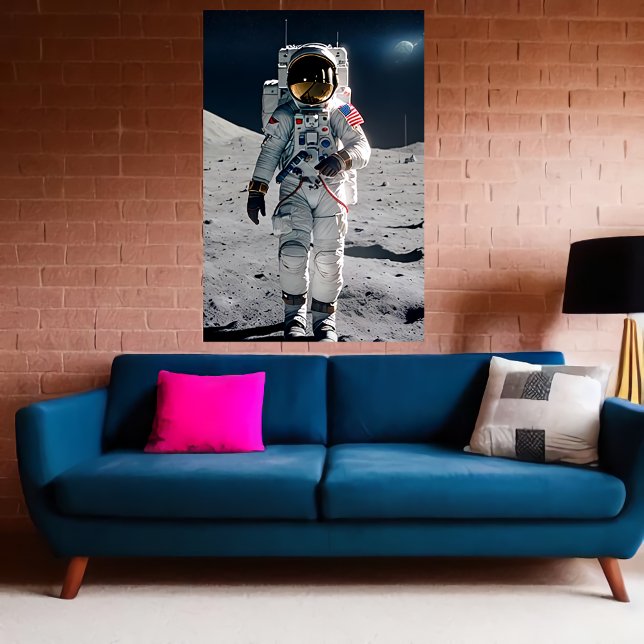 First women on the moon | AI Art Poster (Creator Uploaded)