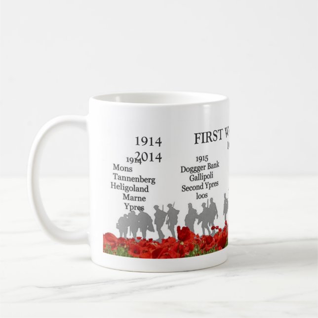 First World War centenary Coffee Mug (Left)