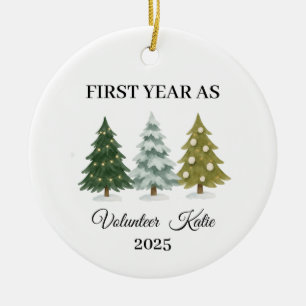 First Year as volunteer, volunteer Ornament
