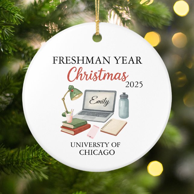 First Year At College Ornament 2025, Freshman Year (Creator Uploaded)