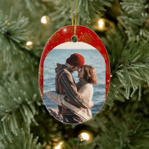 First Year Dating Couples Christmas Ceramic Tree Decoration