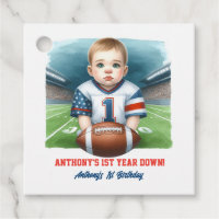 First Year Down Football 1st Birthday