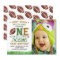 First Year Down Football 1st Birthday Invitation