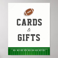 First Year Down Football Birthday Cards and Gifts