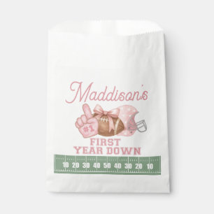 FIRST year down, Football Birthday, ONE  Favour Bags