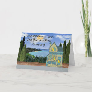 First Year New Home Anniversary Card