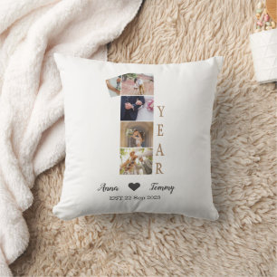 First Year Wedding Anniversary Cushion