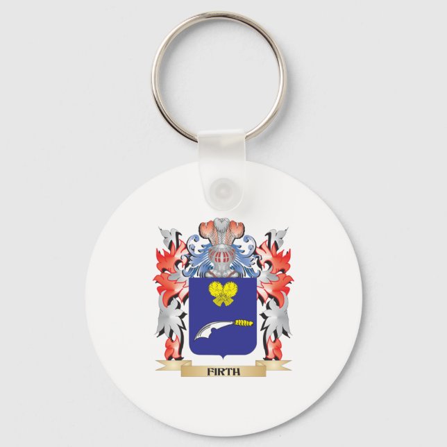 Firth Coat of Arms - Family Crest Key Ring (Front)