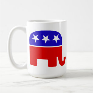 Fiscally Conservative, Socially Awesome - Elephant Coffee Mug