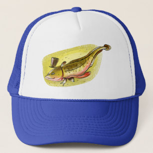 Fisch Quappe fish burbot Trucker Hat