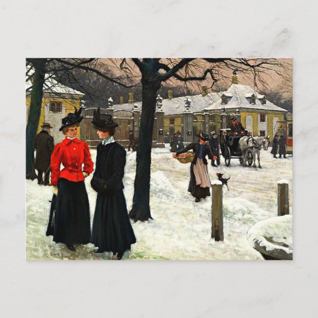 Fischer - At Frederiksberg Rundel Postcard (Front)